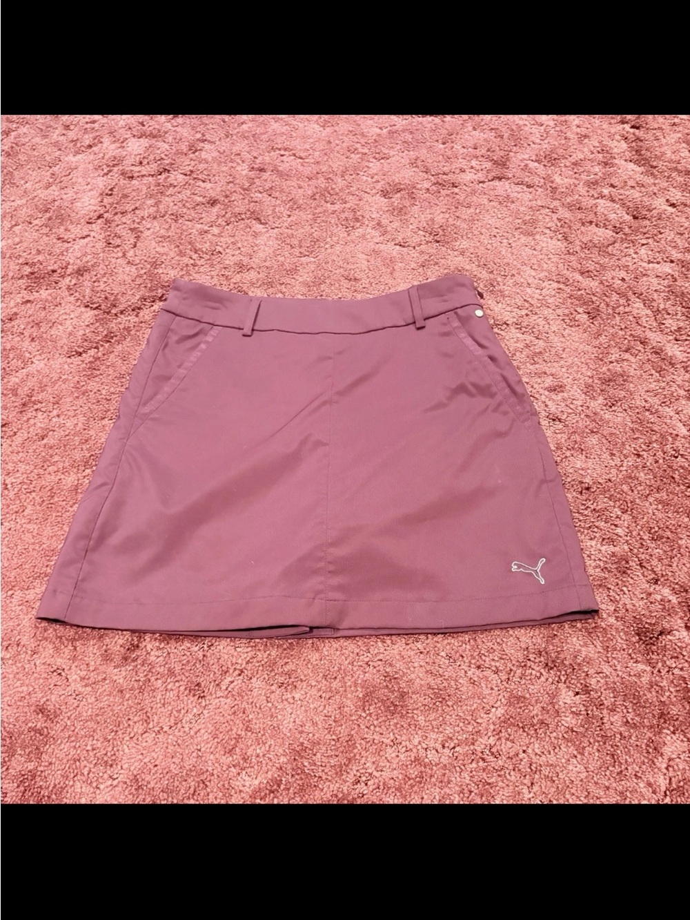 Puma Mauve Maroon Golf Skort